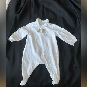 Il Gufo Italy Bear Patch Footie Size 3 Months